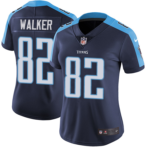 2019 Women Tennessee Titans #82 Walker blue Nike Vapor Untouchable Limited NFL Jersey